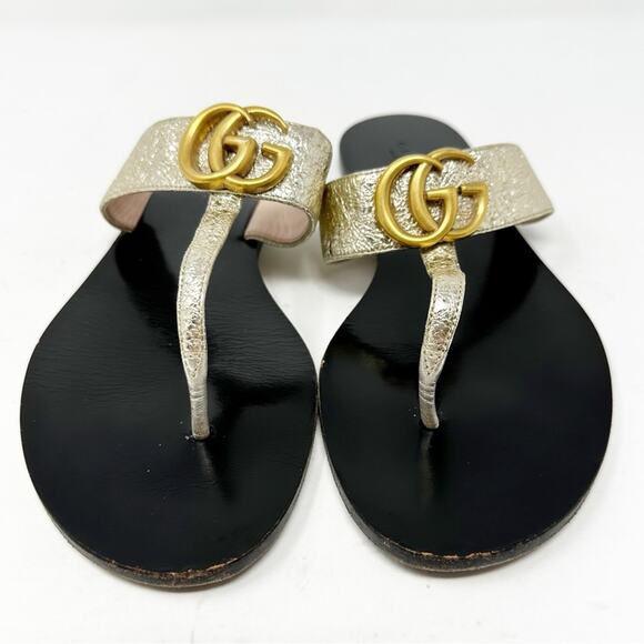 Gucci Marmont GG Thong Sandals EU 38 - Picture 3 of 9